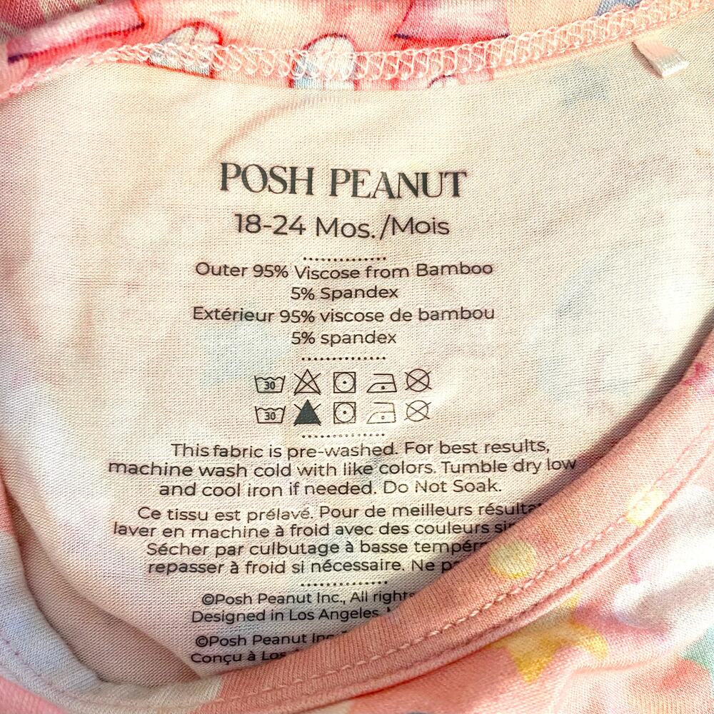 Posh Peanut Ruffled Cap Sleeve Twirl Skirt Size 18-24 Months - Picture 4 of 5